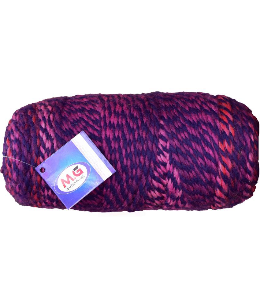     			Zebra Purple (300 gm)  Wool Ball Hand knitting wool / Art Craft soft fingering crochet hook yarn, needle knitting yarn thread dye S TD