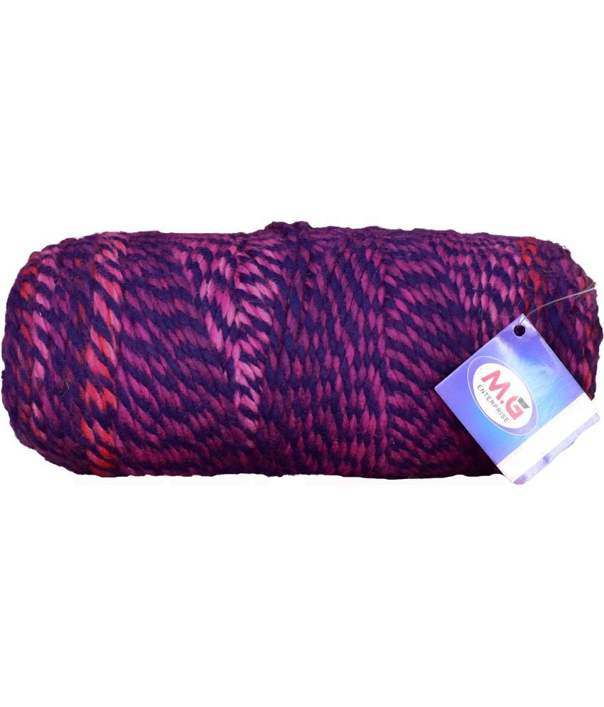     			Zebra Purple (450 gm)  Wool Ball Hand knitting wool / Art Craft soft fingering crochet hook yarn, needle knitting yarn thread dyed