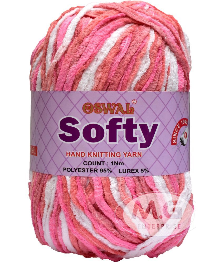     			osl Softy Knitting Yarn Thick Chunky Wool, Gajri 150 gm  Best Used with Knitting Needles, Crochet Needles Wool Yarn for Knitting.