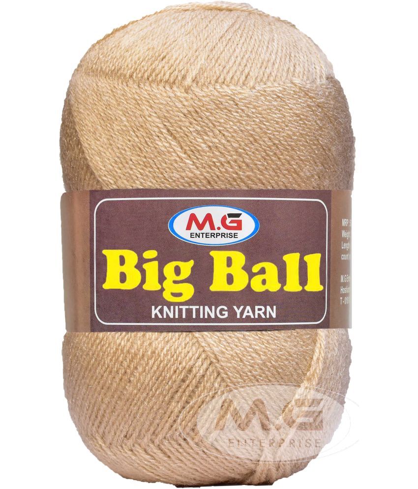     			BIG BALL  Light Skin 400 gm Ball Hand knitting wool -M Art-AAGH