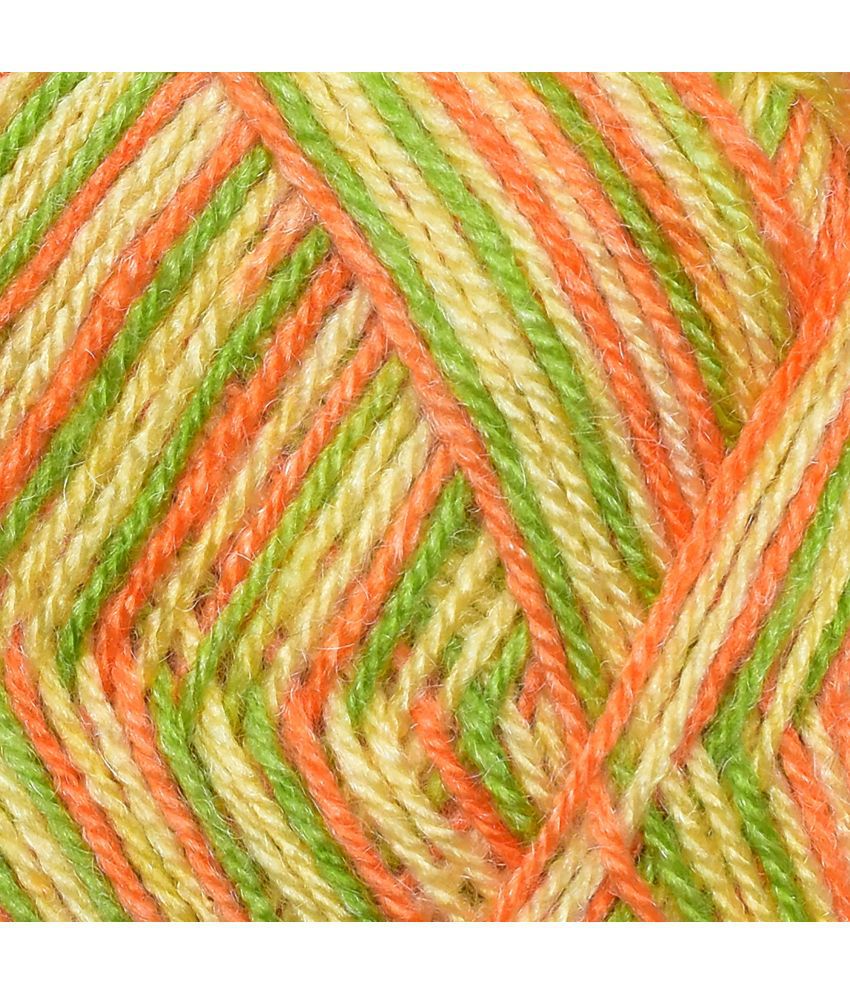     			James Knitting  Yarn Wool, Carrot Ball 300 gm  Best Used with Knitting Needles, Crochet Needles  Wool Yarn for Knitting