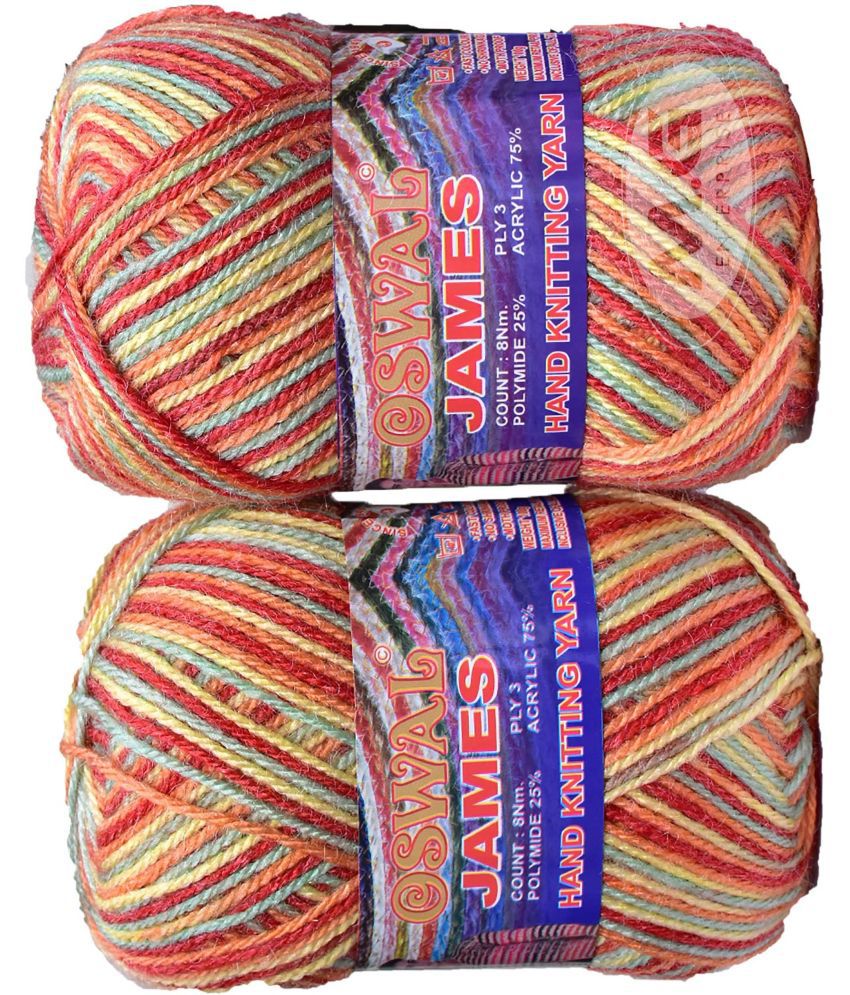     			James Knitting  Yarn Wool, Red Berry Ball 300 gm  Best Used with Knitting Needles, Crochet Needles  Wool Yarn for Knitting