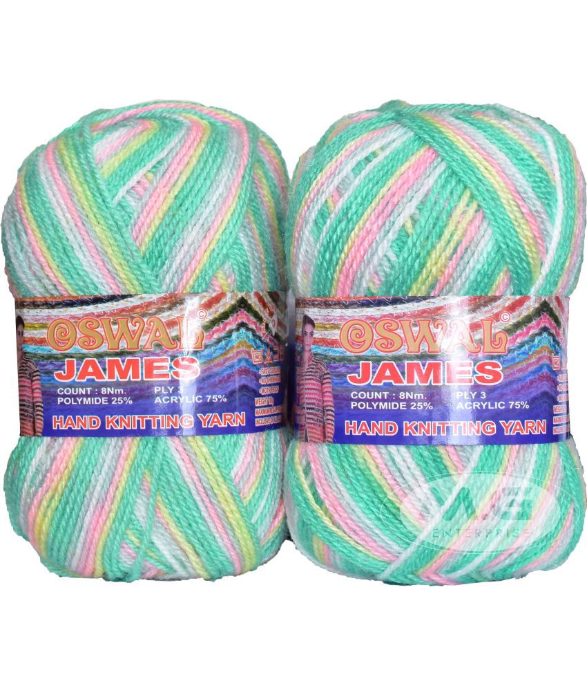     			James Knitting  Yarn Wool, Sea Green Ball 200 gm  Best Used with Knitting Needles, Crochet Needles  Wool Yarn for Knitting. By  SM-N SM-N SM-OC