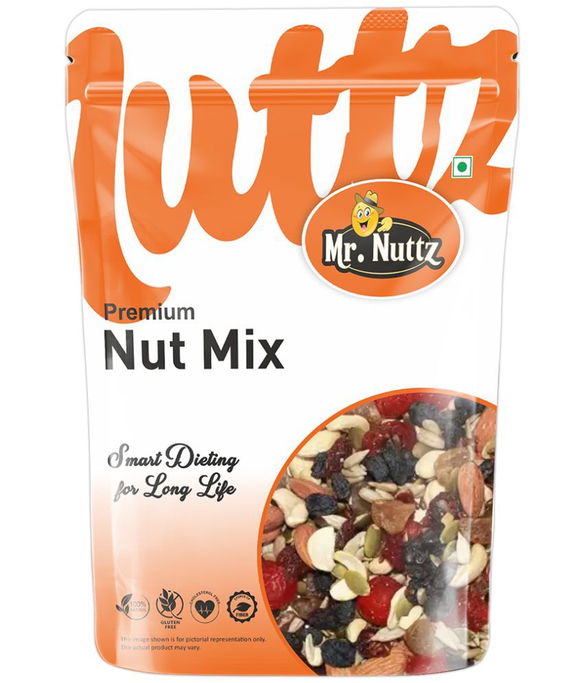     			Mr.Nuttz Mixed Dry Fruit, Nuts, Seeds, Berries| Trial Mix, Nutritious, Crunchy Nuts- 450 g