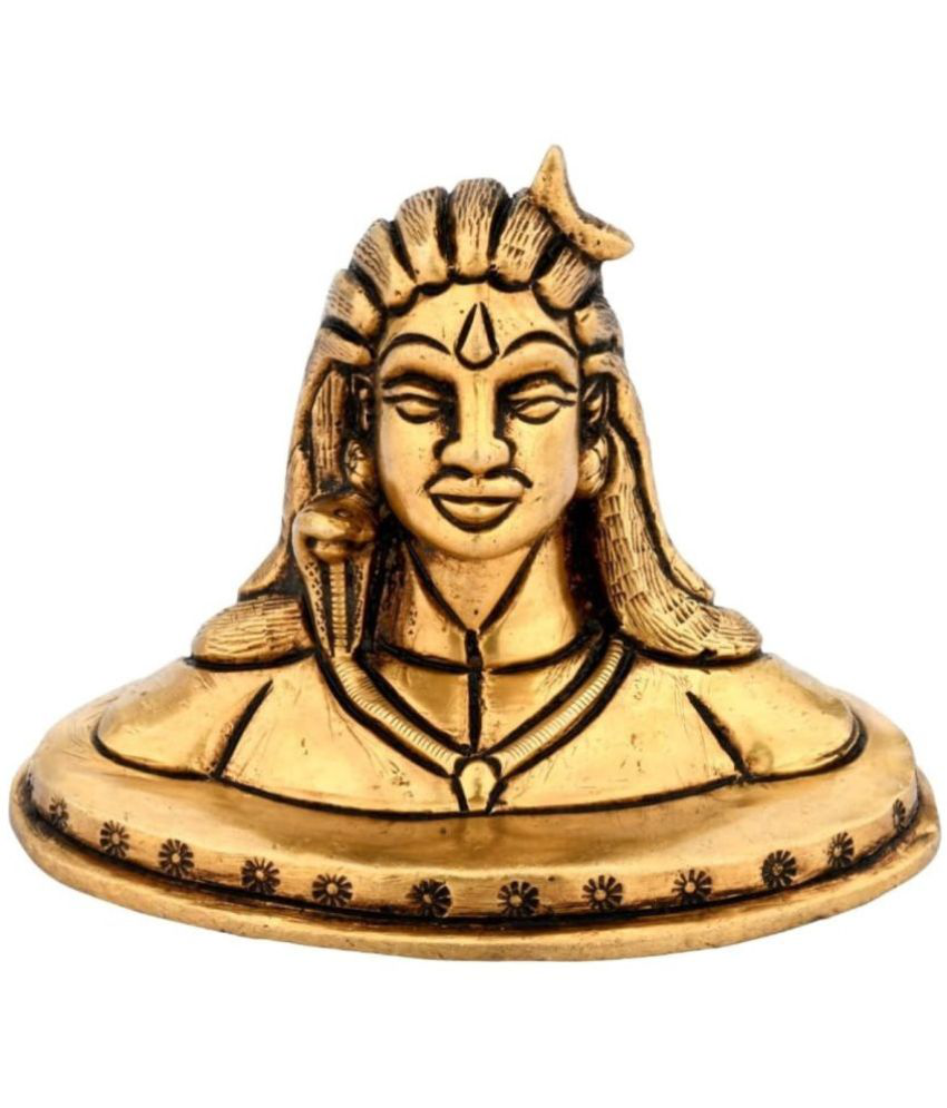     			Shreeyaash Brass Lord Shiva Idol ( 7 cm )