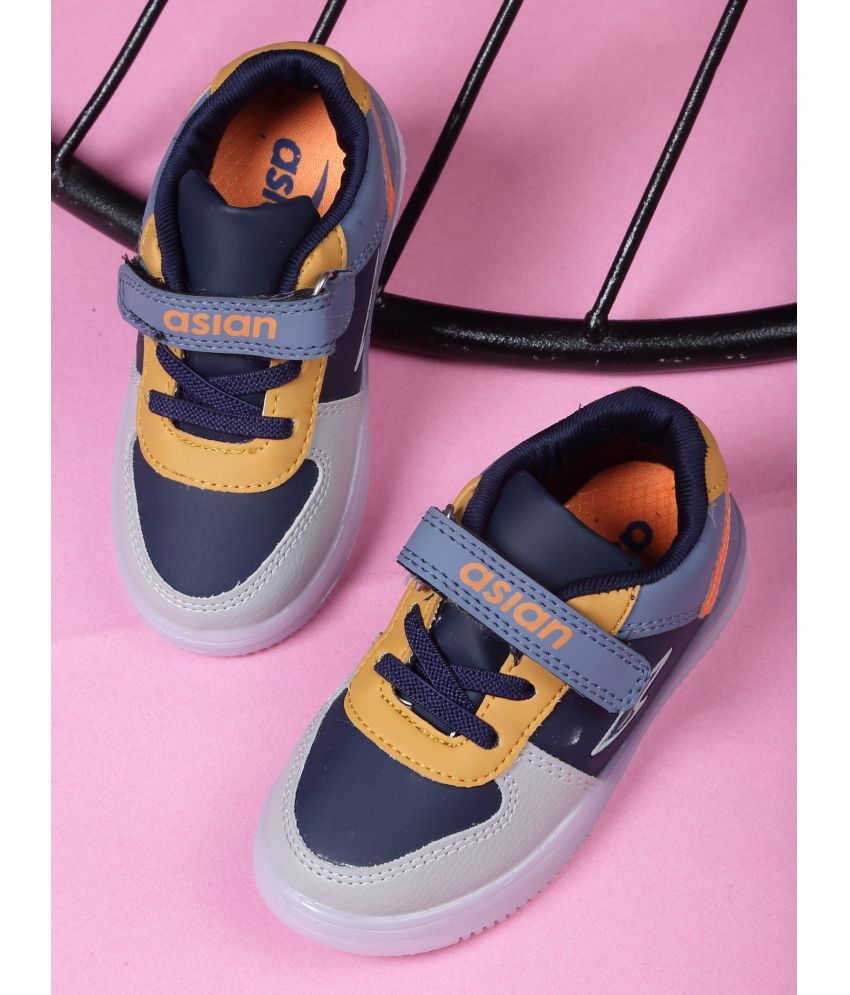     			ASIAN - Navy Boy's Sneakers ( 1 Pair )