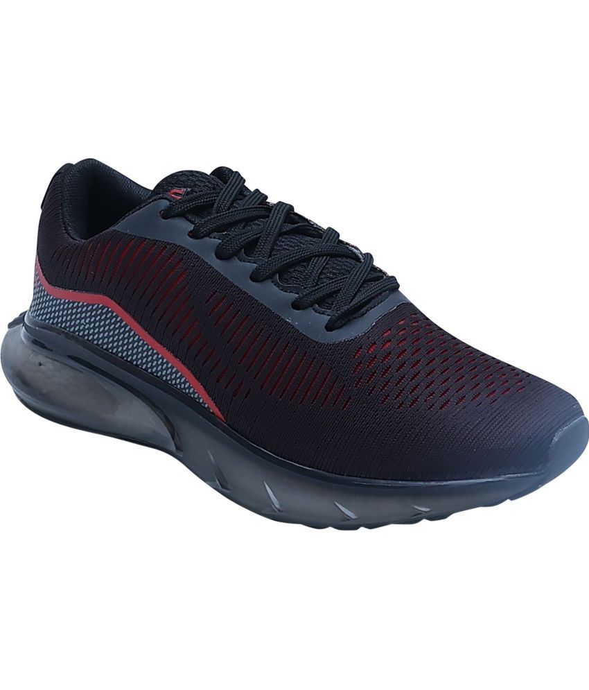     			Action Sports Shoes Black Men's Sports Running Shoes