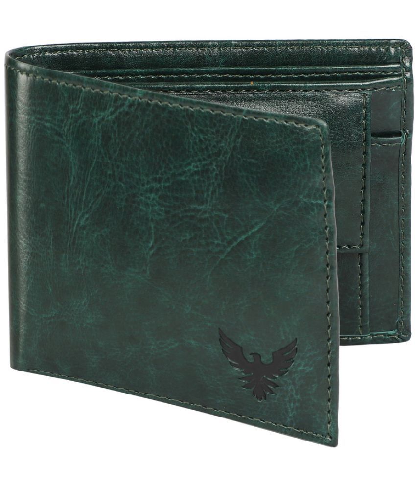     			Goldalpha Green Faux Leather Men's Regular Wallet ( Pack of 1 )