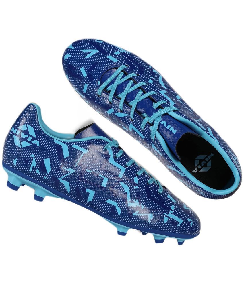     			Nivia Blue Football Shoes