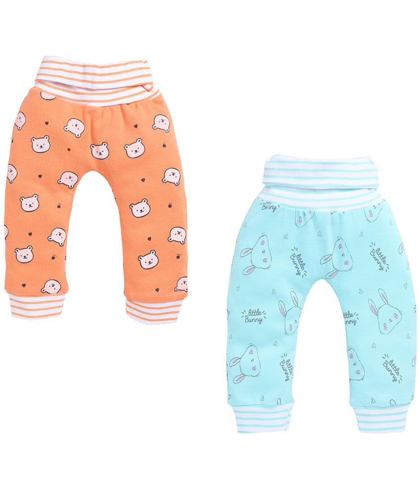     			TINYO Orange Cotton Trackpant For Unisex ( Pack of 2 )