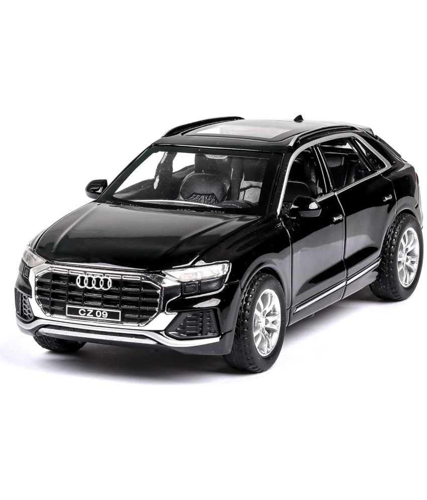     			1:32 Scale Audi Q8 SUV Zinc Alloy Pullback Car Model Metal Diecast Toy with Openable Doors, Sound and Light Toy Vehicle for Boys Children Decoration Toys【Colors as Per Stock】