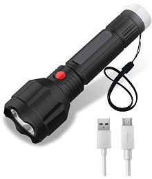let light - 30W Rechargeable Flashlight Torch ( Pack of 1 )