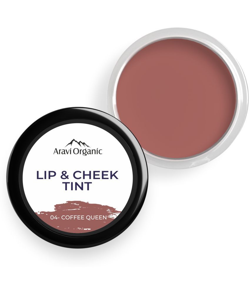     			Aravi Organic Coffee Queen Lip & Cheek Tint LongLasting Color,Organic,Natural Look 8g