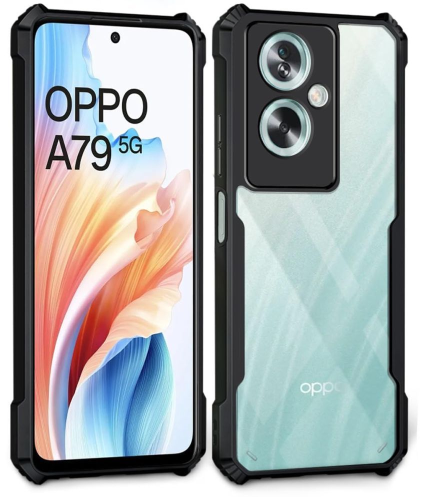     			Bright Traders Shock Proof Case Compatible For Polycarbonate Oppo A79 ( Pack of 1 )