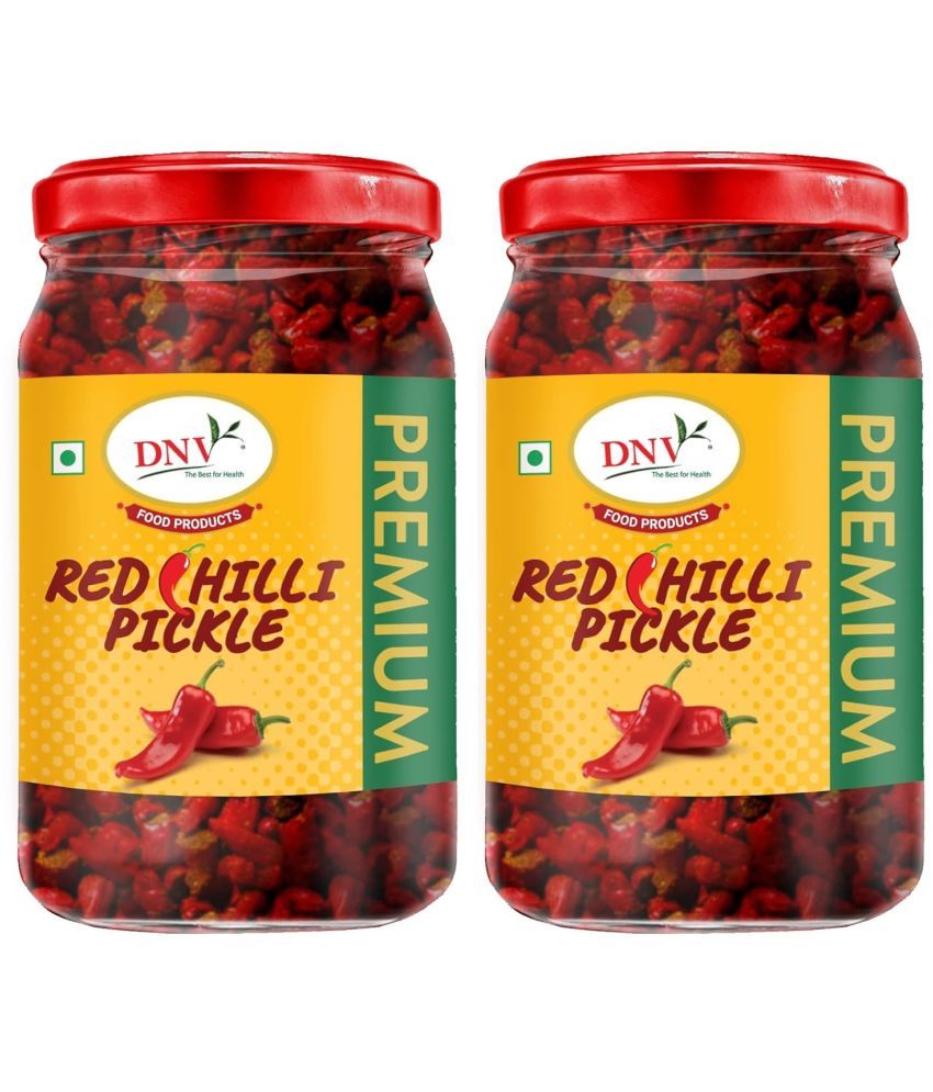     			DNV Premium Red Chilli Pickle 200 g Each Pack of 2