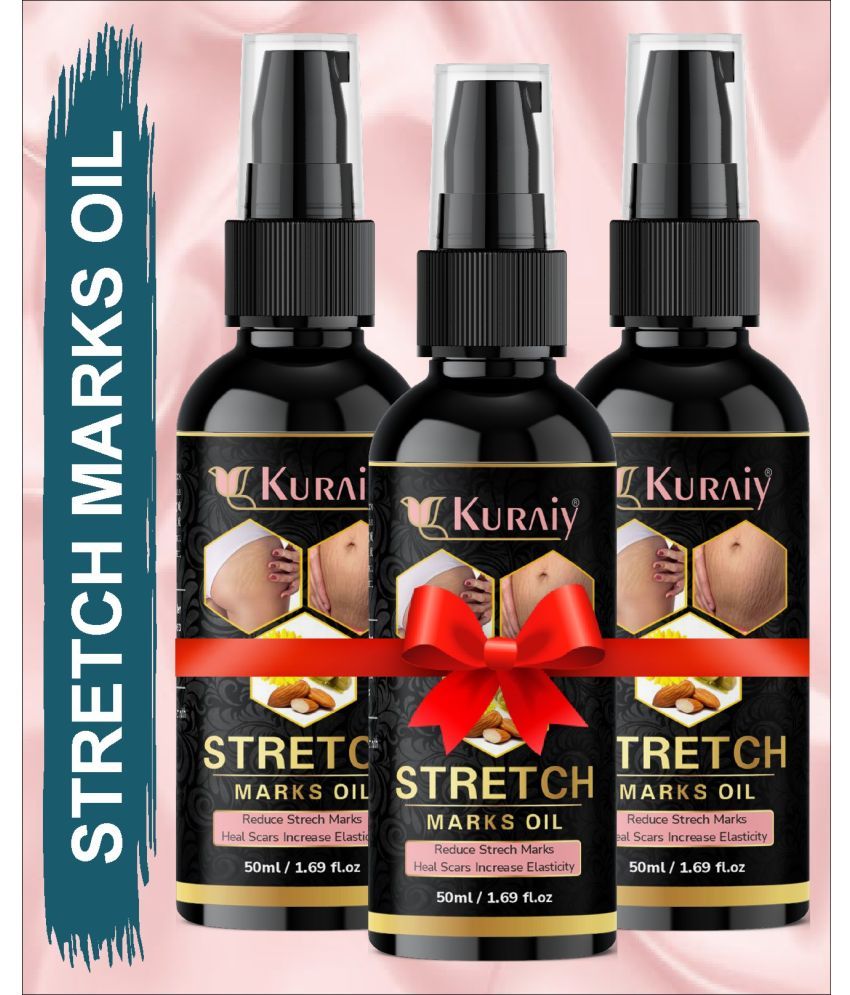     			Kuraiy stretch Oil for Stretch Marks Removal Post Pregnancy stretch mark cream oil (50 ml)