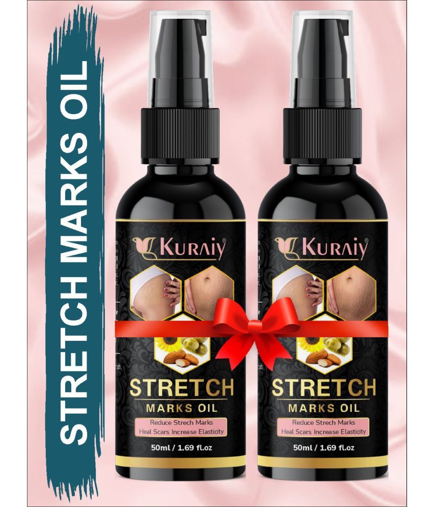     			Kuraiy stretch Oil for Stretch Marks Removal Post Pregnancy stretch mark cream oil (50 ml)