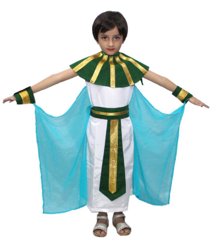     			Kaku Fancy Dresses International Ethnic Wear Egyptian Girl Costume -Multicolor, 10-12 Years, For Girls