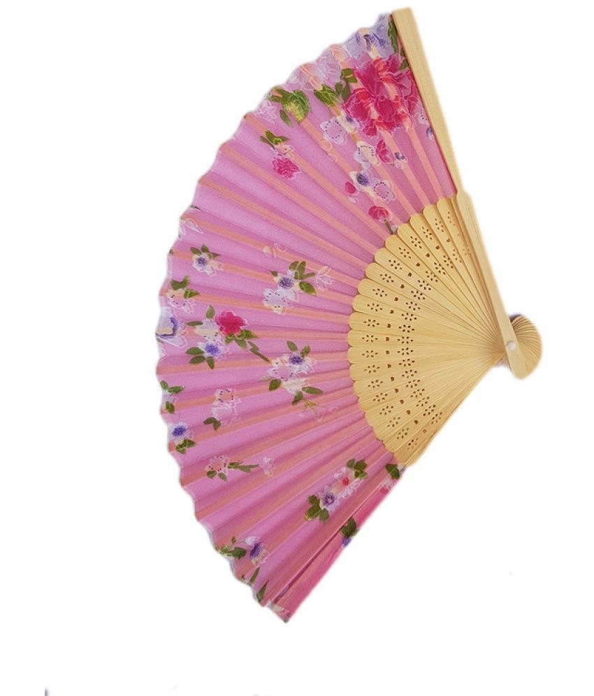     			Kaku Fancy Dresses Japanese Small Fan 2pcs Sett Accessory for International Costume -Multicolor, Free Size, for Unisex