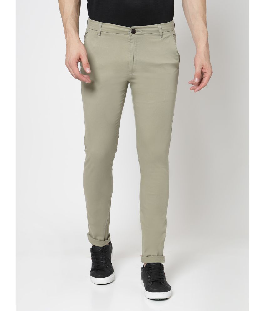     			allan peter Regular Flat Men's Chinos - Khaki ( Pack of 1 )