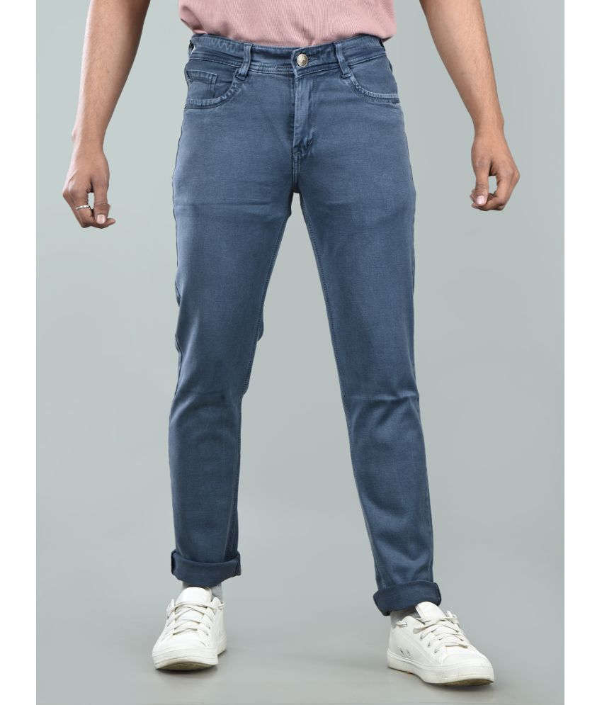     			Aflash Slim Fit Basic Men's Jeans - Grey ( Pack of 1 )