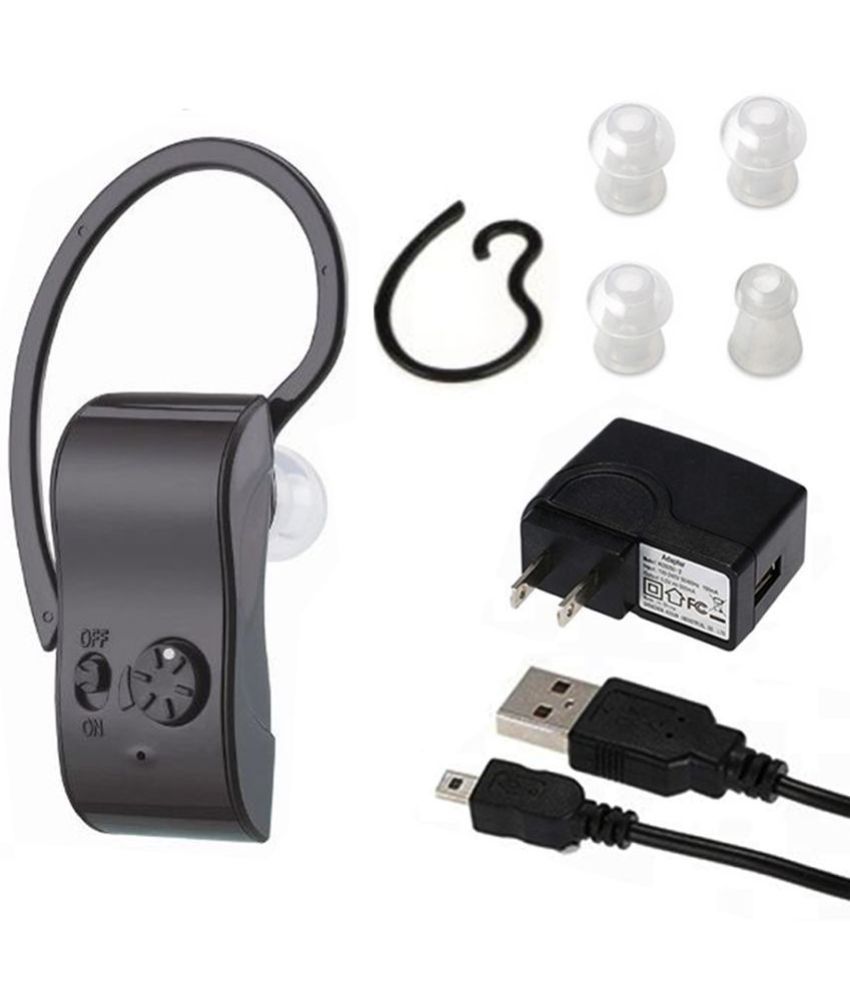     			Axon Hearing aid A-155 Bluetooth Style Hearing Aid (Black new Rechargeable in ear hearing aids Digital hearing machine for men & woman