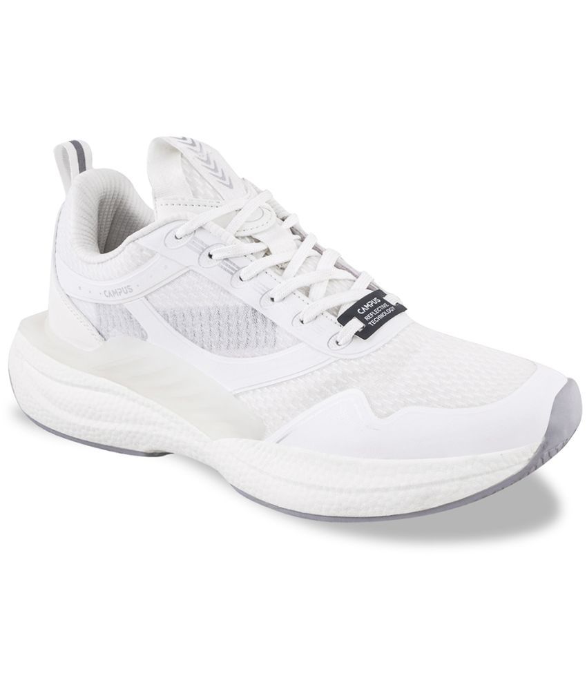     			Campus SPECK White Men's Sports Running Shoes
