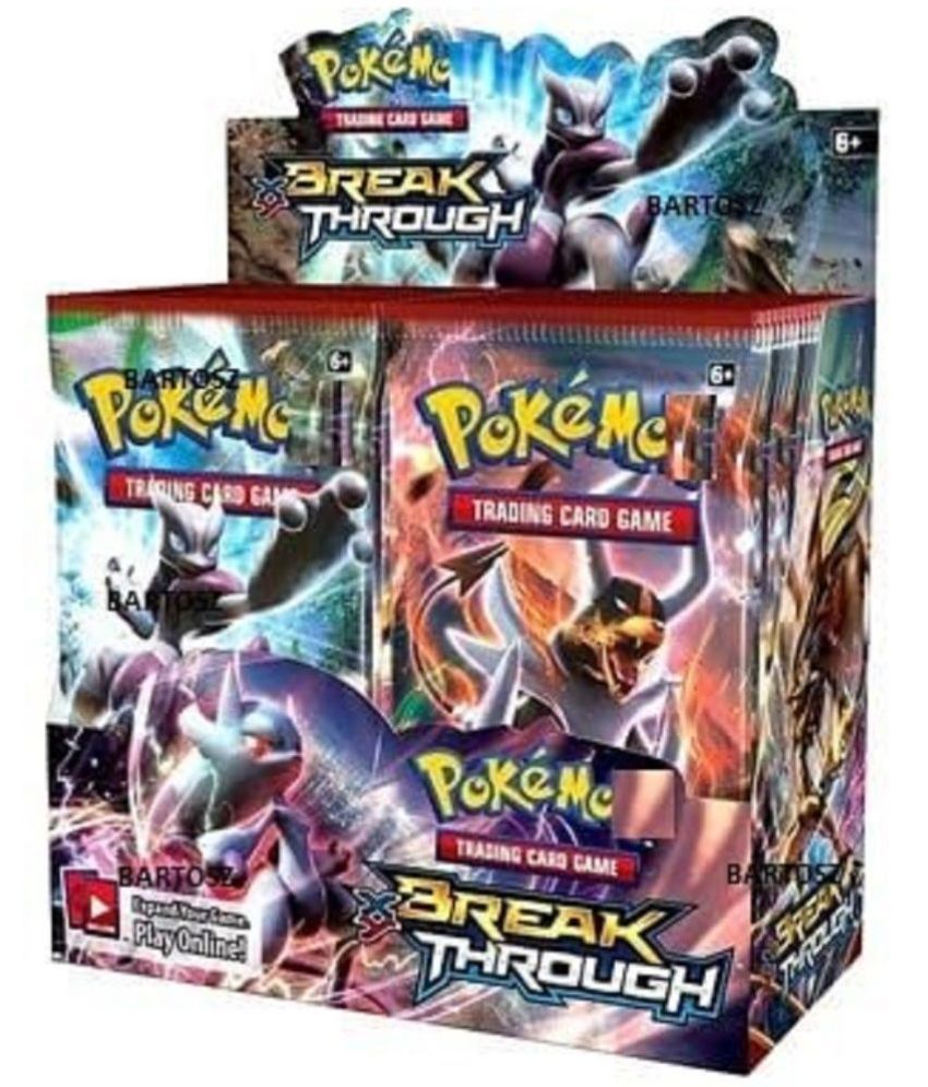     			Masters Premium Poke-Mone Playing Card Board Game Break Through 5 Pack 50 Card Collection Set  Packs, Battle Cards, Battle Game for Kids, Boys, Girls (Break Through 5 Pack 50 Cards)