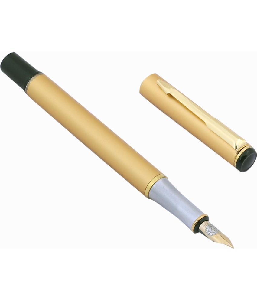     			OCULUS Gold Medium Line Fountain Pen ( Pack of 1 )