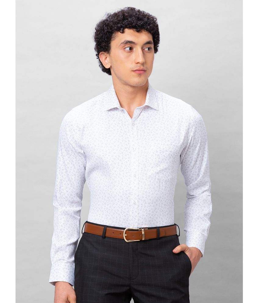     			Park Avenue Cotton Blend Slim Fit Full Sleeves Men's Formal Shirt - White ( Pack of 1 )