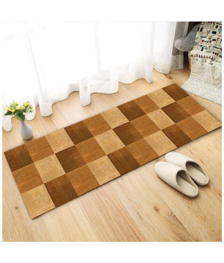     			Status Brown Runner Single Nylon Abstract 2x4 Ft