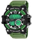 Hala Green Resin Digital Men's Watch