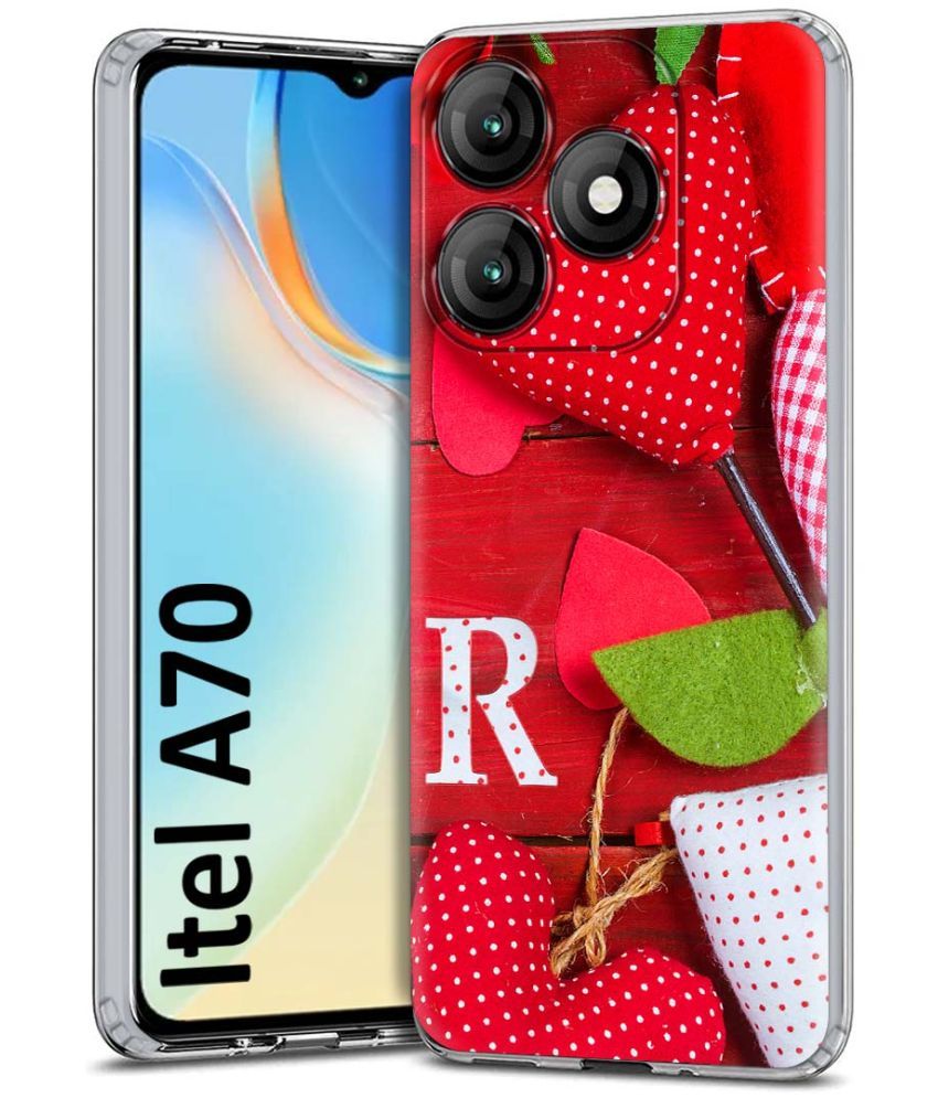     			Fashionury Multicolor Printed Back Cover Silicon Compatible For Itel A70 ( Pack of 1 )