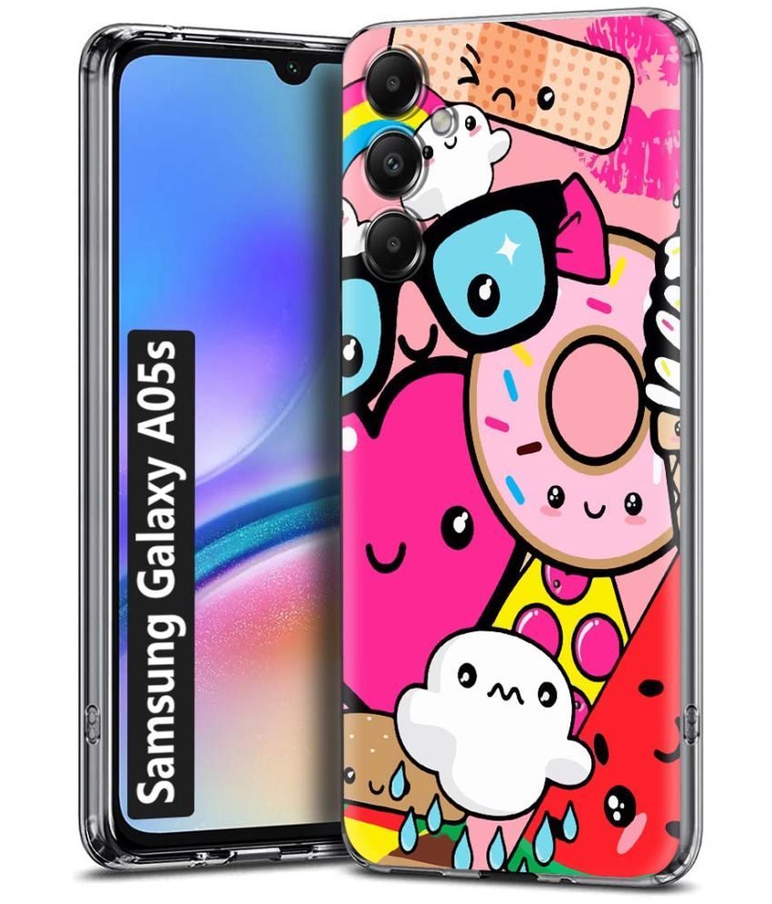     			Fashionury Multicolor Printed Back Cover Silicon Compatible For Samsung Galaxy A05s ( Pack of 1 )