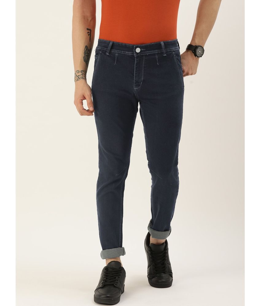     			IVOC Regular Fit Basic Men's Jeans - Navy Blue ( Pack of 1 )