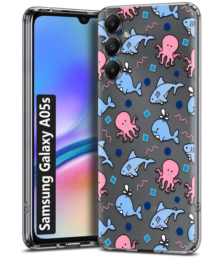     			NBOX Multicolor Printed Back Cover Silicon Compatible For Samsung Galaxy A05s ( Pack of 1 )