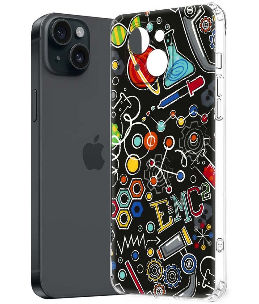     			NBOX Multicolor Printed Back Cover Silicon Compatible For Apple iPhone 15 Plus ( Pack of 1 )