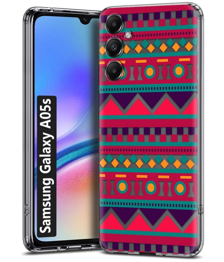     			NBOX Multicolor Printed Back Cover Silicon Compatible For Samsung Galaxy A05s ( Pack of 1 )