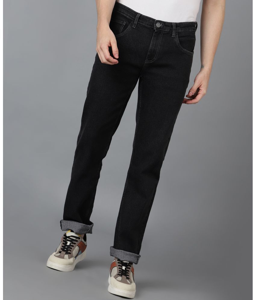     			Urbano Fashion Regular Fit Cuffed Hem Men's Jeans - Grey ( Pack of 1 )