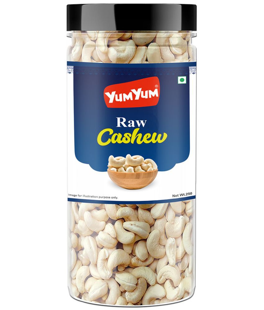     			YUM YUM Raw Cashew 250g: Premium Quality Whole Cashews for Snacking & Cooking
