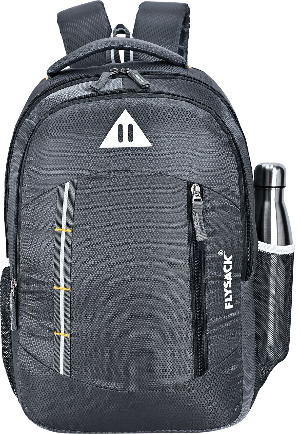     			FLYSACK Grey PU Backpack ( 40 Ltrs )