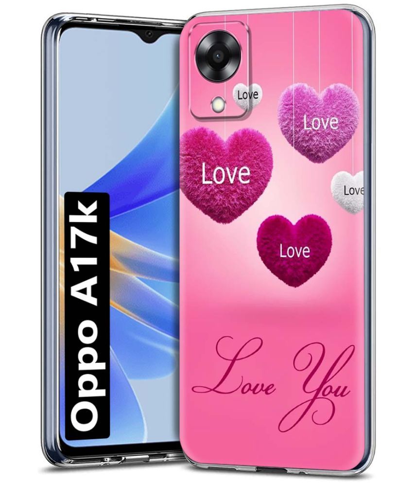     			Fashionury Multicolor Printed Back Cover Silicon Compatible For Oppo A17K ( Pack of 1 )