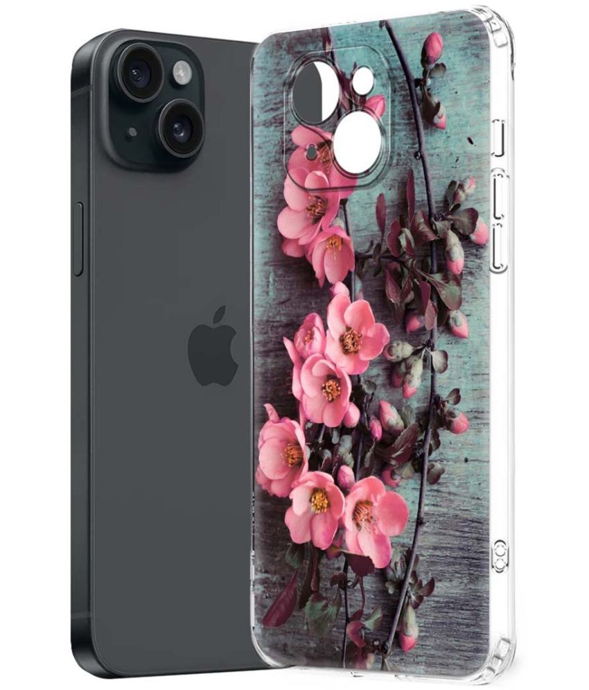     			Fashionury Multicolor Printed Back Cover Silicon Compatible For Apple iPhone 15 Plus ( Pack of 1 )