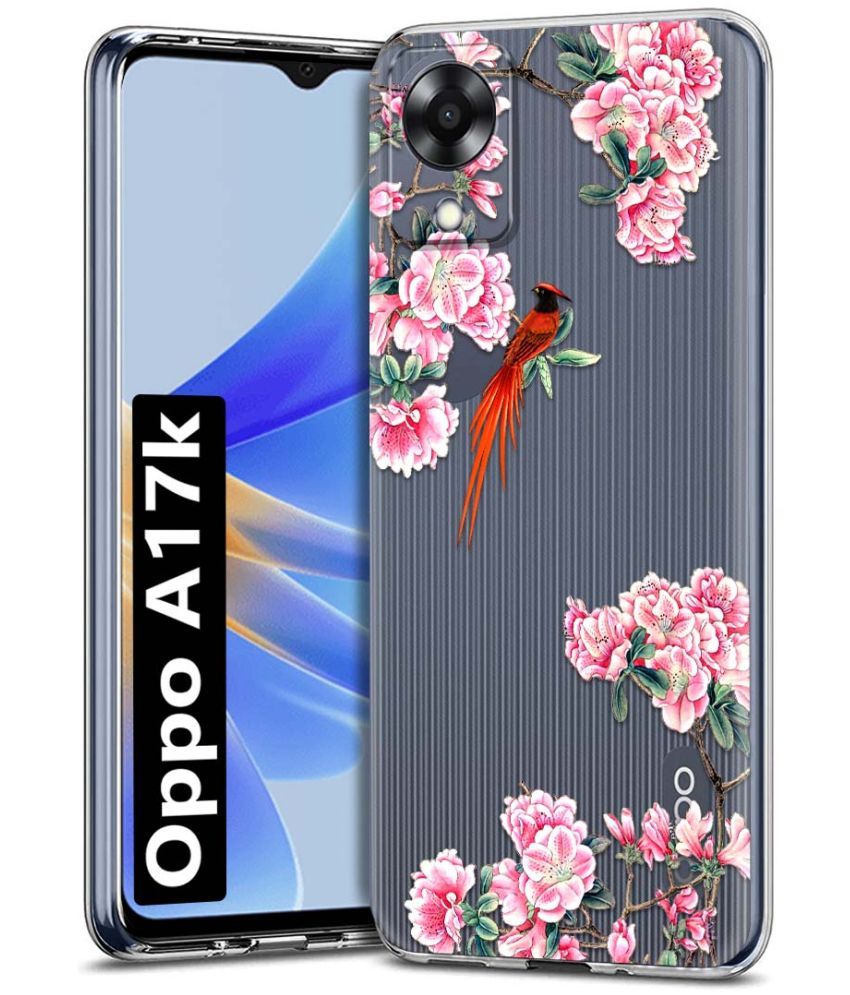     			Fashionury Multicolor Printed Back Cover Silicon Compatible For Oppo A17K ( Pack of 1 )