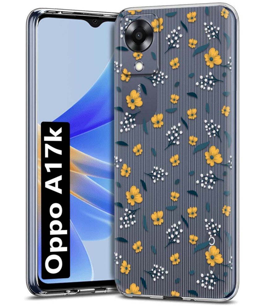     			Fashionury Multicolor Printed Back Cover Silicon Compatible For Oppo A17K ( Pack of 1 )