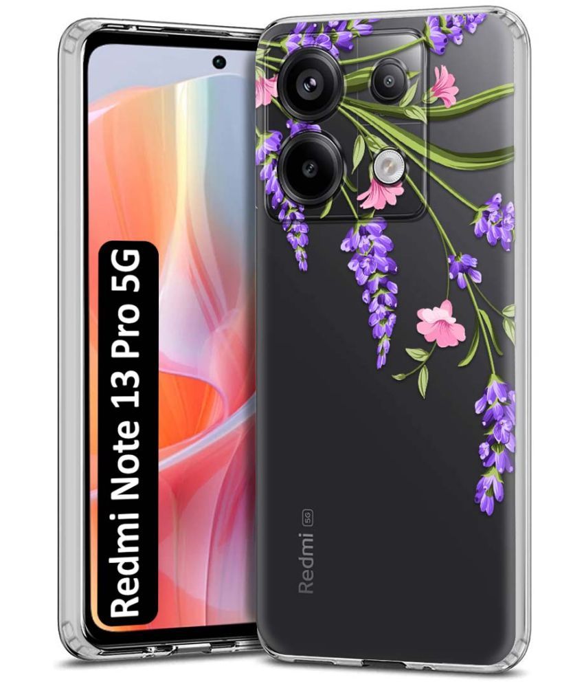     			Fashionury Multicolor Printed Back Cover Silicon Compatible For Redmi Note 13 Pro 5G ( Pack of 1 )