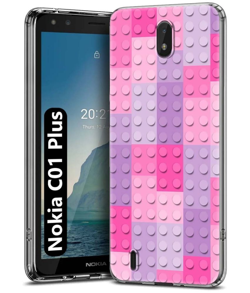     			Fashionury Multicolor Printed Back Cover Silicon Compatible For Nokia C01 Plus ( Pack of 1 )