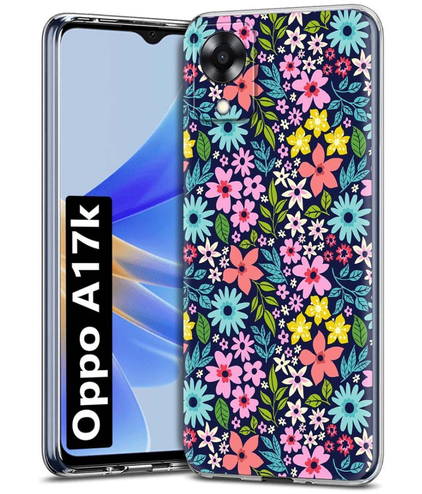     			Fashionury Multicolor Printed Back Cover Silicon Compatible For Oppo A17K ( Pack of 1 )