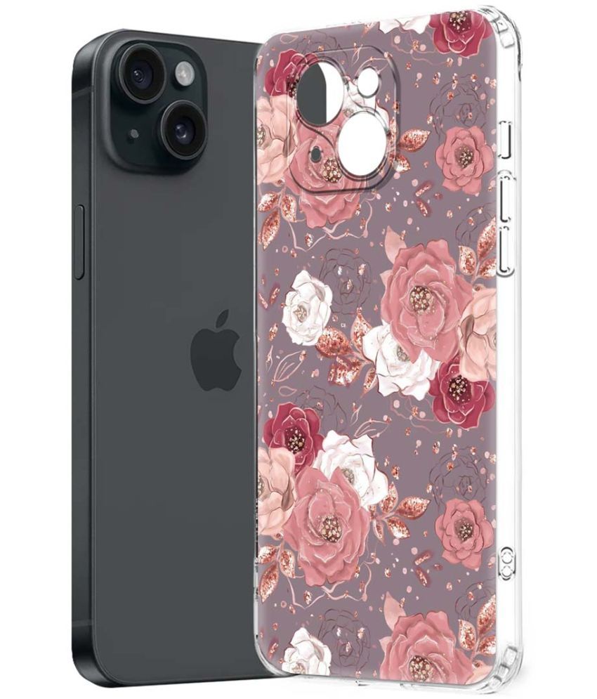     			Fashionury Multicolor Printed Back Cover Silicon Compatible For Apple iPhone 15 Plus ( Pack of 1 )