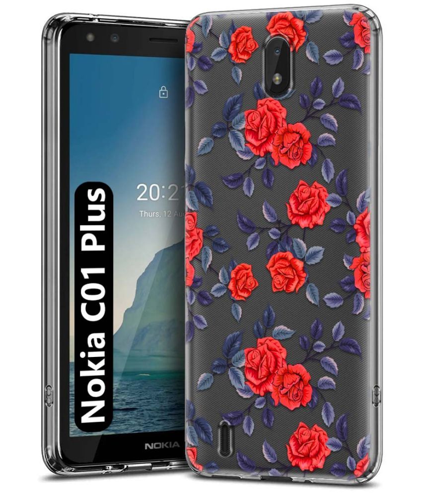     			Fashionury Multicolor Printed Back Cover Silicon Compatible For Nokia C01 Plus ( Pack of 1 )